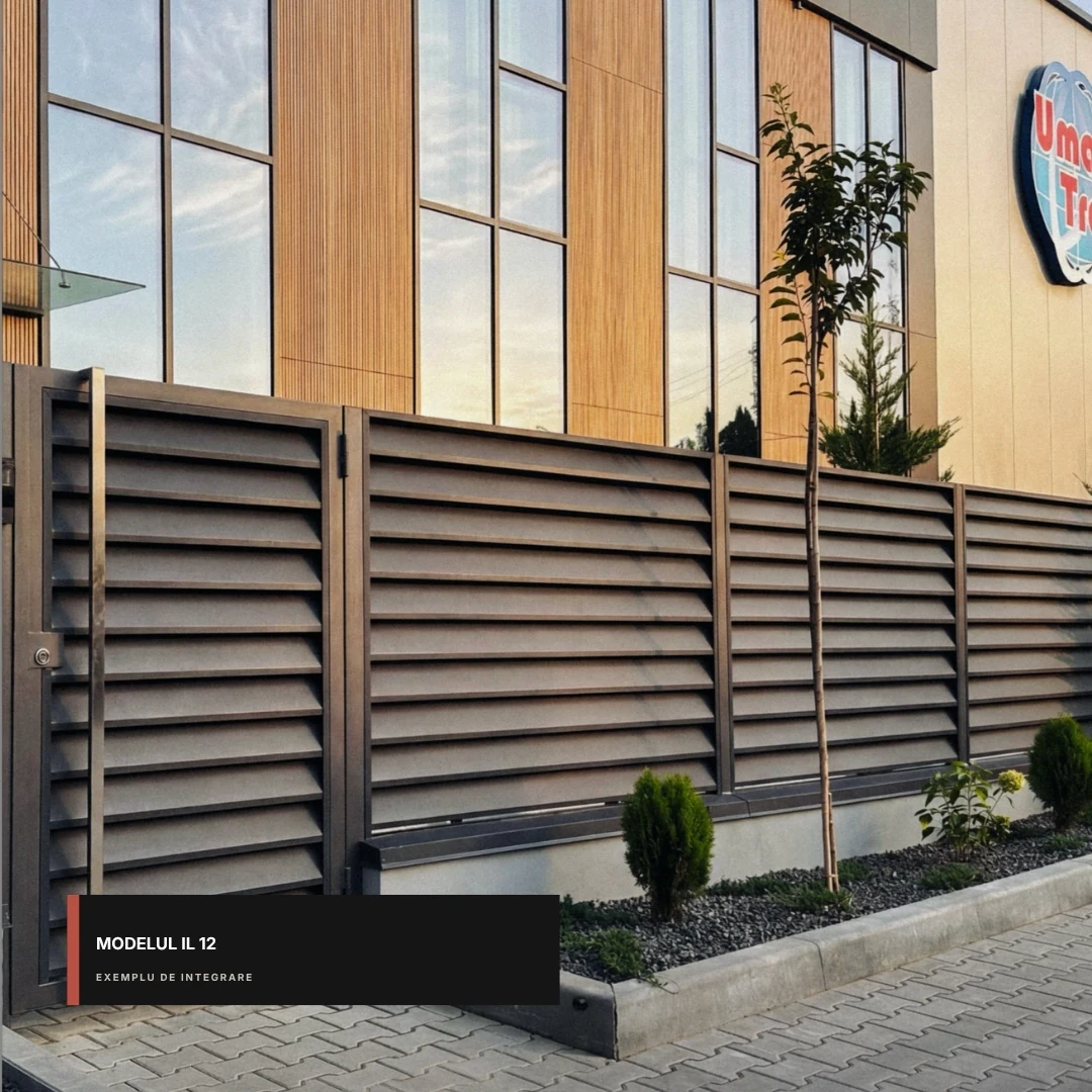 Gard metalic jaluzea IL 12 – design compact modern - imagine 2